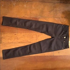 Zara Dark Brown coloured denim